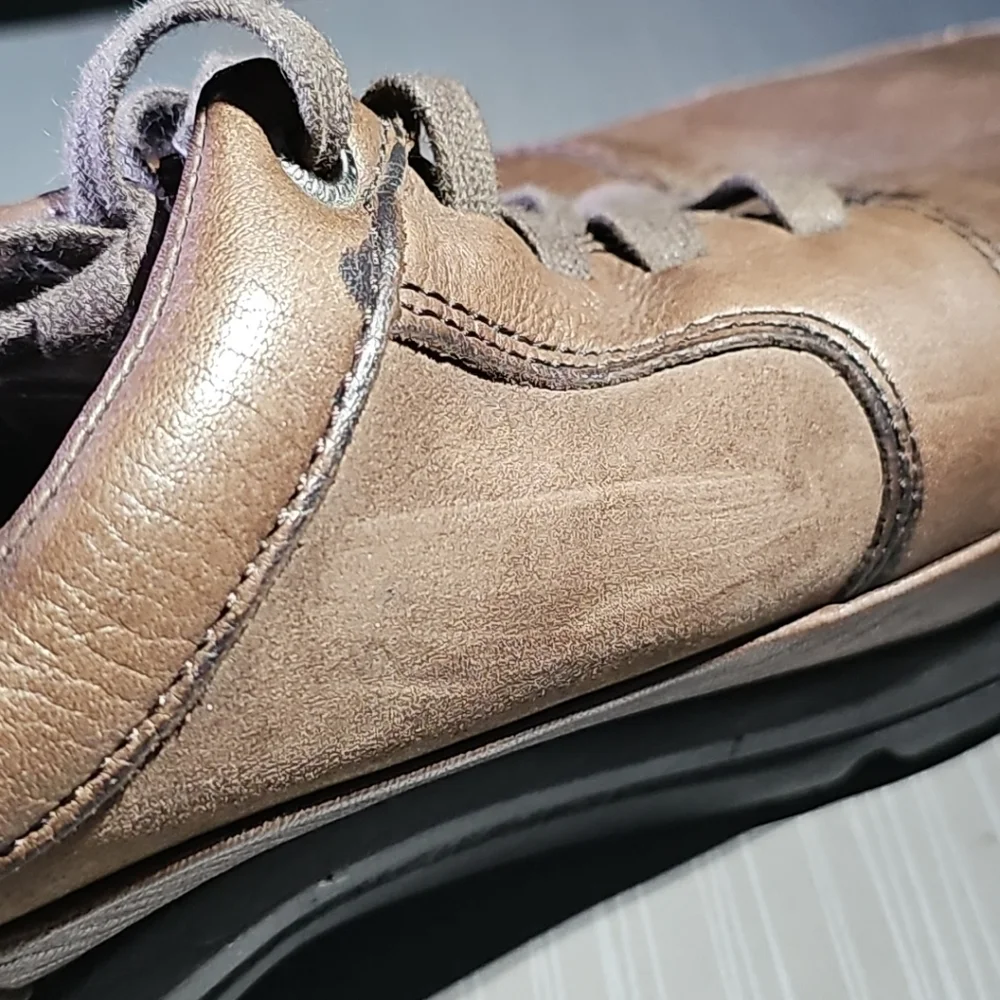 Rockport Adidas Adiprene Brown Leather Comfort Shoes Men's 9.5M Good PreOwned‎